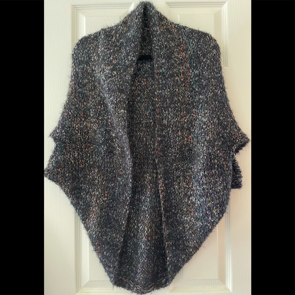 Women’s Multicolor Knit Shawl One size - Picture 2 of 6
